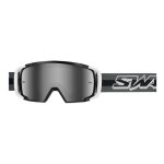 Masque cross swaps scrub v2 gris / noir - cran iridium argent
