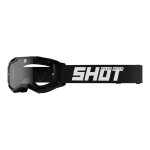 Masque enduro shot assault 2. 0 solid noir brillant - écran transparent Masque enduro shot assault 2. 0 solid noir brillant - écran transparent