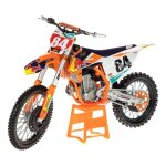 Miniature maisto ktm 450 sx - f factory edition 2018 1 / 6eme