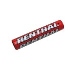 Mousse de guidon avec barre - renthal sx 216mm - rouge / blanc