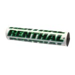 Mousse de guidon avec barre - renthal sx 240mm - blanc / noir / vert
