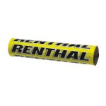 Mousse de guidon avec barre - renthal sx 240mm - jaune / noir