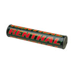 Mousse de guidon avec barre - renthal sx 240mm - noir / rouge / vert