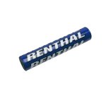 Mousse de guidon avec barre - renthal sx mini 180mm - bleu / blanc