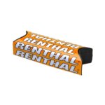 Mousse de guidon sans barre - renthal fatbar issue - orange / blanc
