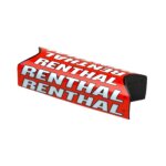 Mousse de guidon sans barre - renthal fatbar issue - rouge / blanc