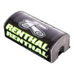 Mousse de guidon sans barre - renthal fatbar - noir / blanc / vert