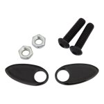 Obturateurs sabre cycle vison harley davidson dyna 06 - 17 noir