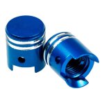 Paire de bouchons de valves tnt piston - chrom�