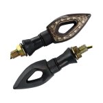 Paire de clignotants brazoline led alien noir