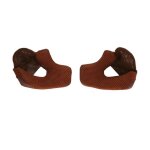Paires de coussinets de joue pour casque bell bullit 40mm brun