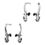 Paire d'�triers de frein vtt newton v - brake alu argent� 110mm