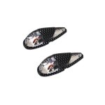 Paire de lampes d�coratives replay goutte d'eau transparent / carbone a