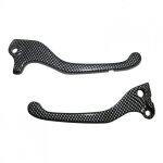 Paire leviers de freins adaptable pour booster spirit 99 - 03 - blanc