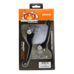 Paire de leviers moto master pivot mx lever noir husqvarna fe 250 22 - 2 Paire de leviers moto master pivot mx lever noir husqvarna fe 250 22 - 2