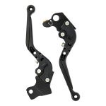 Paire de leviers rabattables ajustables myra aluminium ducati monster