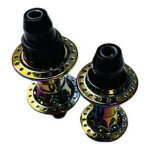 Paire moyeux bmx tnt rapide fire pro 36 rayons n�ochrome 20mm