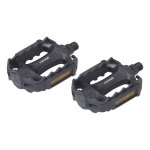 Paire de p�dales plates en plastique pour vtt 9 / 16