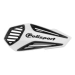 Paire de protèges mains polisport mx air universel blanc / noir Paire de protèges mains polisport mx air universel blanc / noir
