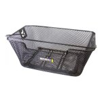 Panier vélo basil capri en acier noir pour porte bagage Panier vélo basil capri en acier noir pour porte bagage