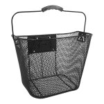 Panier vlo newton en acier fixation rapide clips rpd au guidon