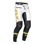 Pantalon bmx fly racing rayce blanc / or - 38