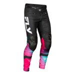Pantalon bmx fly racing rayce noir / rose - 38