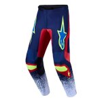 Pantalon cross alpinestars fluid drag blue navy / fire red / white - us - 30