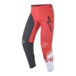 Pantalon cross alpinestars racer compass anthracite / rouge fluo / blanc -
