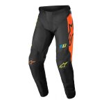 Pantalon cross alpinestars racer compass noir / jaune fluo / corail - us - 28