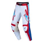 Pantalon cross alpinestars racer hunt white / fire red / ucla blue - us - 30