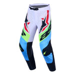 Pantalon cross alpinestars supertech dyna light lilac / green fluo / black