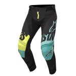Pantalon cross alpinestars techstar screamer noir / turquoise / jaune fluo