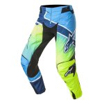 Pantalon cross alpinestars techstar venom jaune fluo / bleu / vert - us - 28