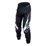 Pantalon cross enfant bud racing racing gp champion's noir / bleu / rouge -