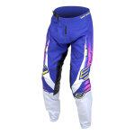 Pantalon cross enfant bud racing racing gp champion's violet / blanc / ros