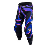 Pantalon cross enfant bud racing racing gp lava noir / bleu / violet / rose