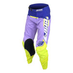 Pantalon cross enfant bud racing racing gp paddock violet / jaune fluo -