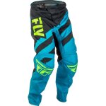 Pantalon cross enfant fly racing f - 16 bleu / noir - us - 24