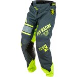 Pantalon cross enfant fly racing kinetic era jaune fluo / gris - us - 22