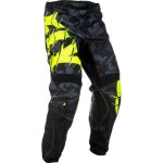 Pantalon cross enfant fly racing kinetic outlaw noir / jaune fluo - us - 18