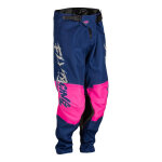 Pantalon cross enfant fly racing youth kinetic khaos rose / navy / brun - u Pantalon cross enfant fly racing youth kinetic khaos rose / navy / brun - u