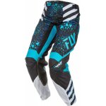 Pantalon cross femme fly racing kinetic bleu / blanc - us - 34