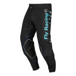 Pantalon cross fly racing evo strobe noir / bleu lectrique special