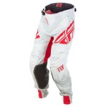 Pantalon cross fly racing lite hydrogen rouge / blanc - us - 28