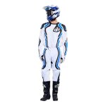 Pantalon cross troy lee designs gp pro roller blanc / bleu - us - 38