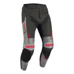 Pantalon cuir bering snap noir / gris - m