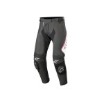 Pantalon cuir femme alpinestars stella missile v2 noir / blanc / rose - 40