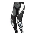 Pantalon cuir femme ixon vortex 3 lady noir / anthracite / blanc - xs