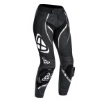 Pantalon cuir femme ixon vortex lady noir / blanc - xs